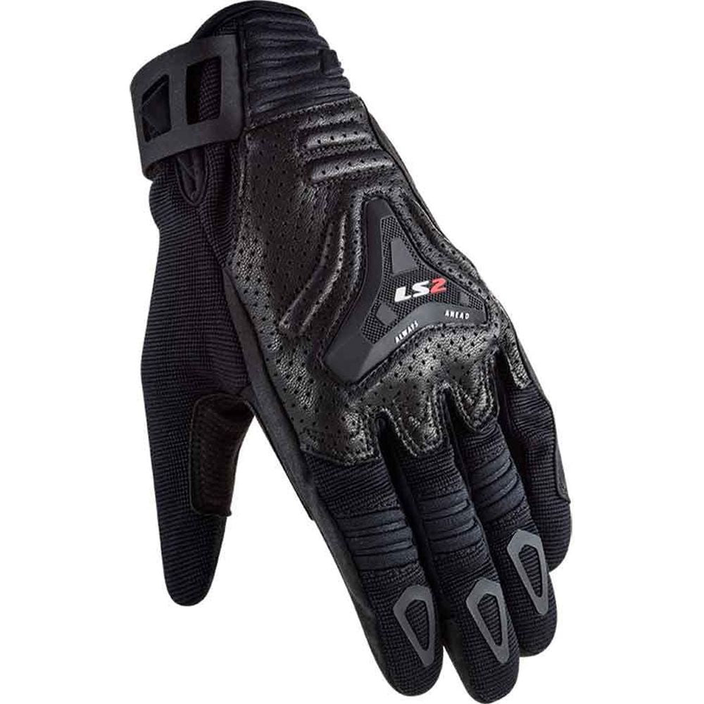 LS2 All Terrain Textile Gloves Black