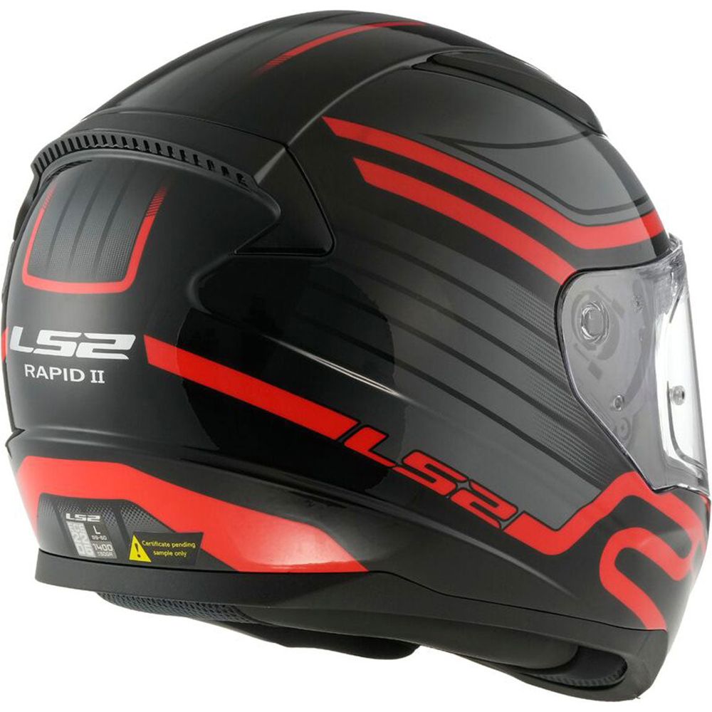 LS2 FF353 Rapid 2 ECE 22.06 Full Face Helmet Circuit Black / Red - FREE UK Shipping, FREE 365 Day Returns | Moto Central