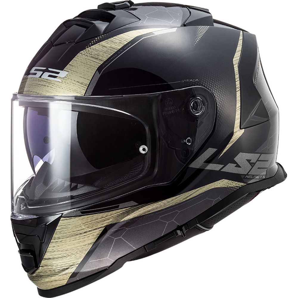 LS2 FF800 Storm Classy Antique Full Face Helmet Gold