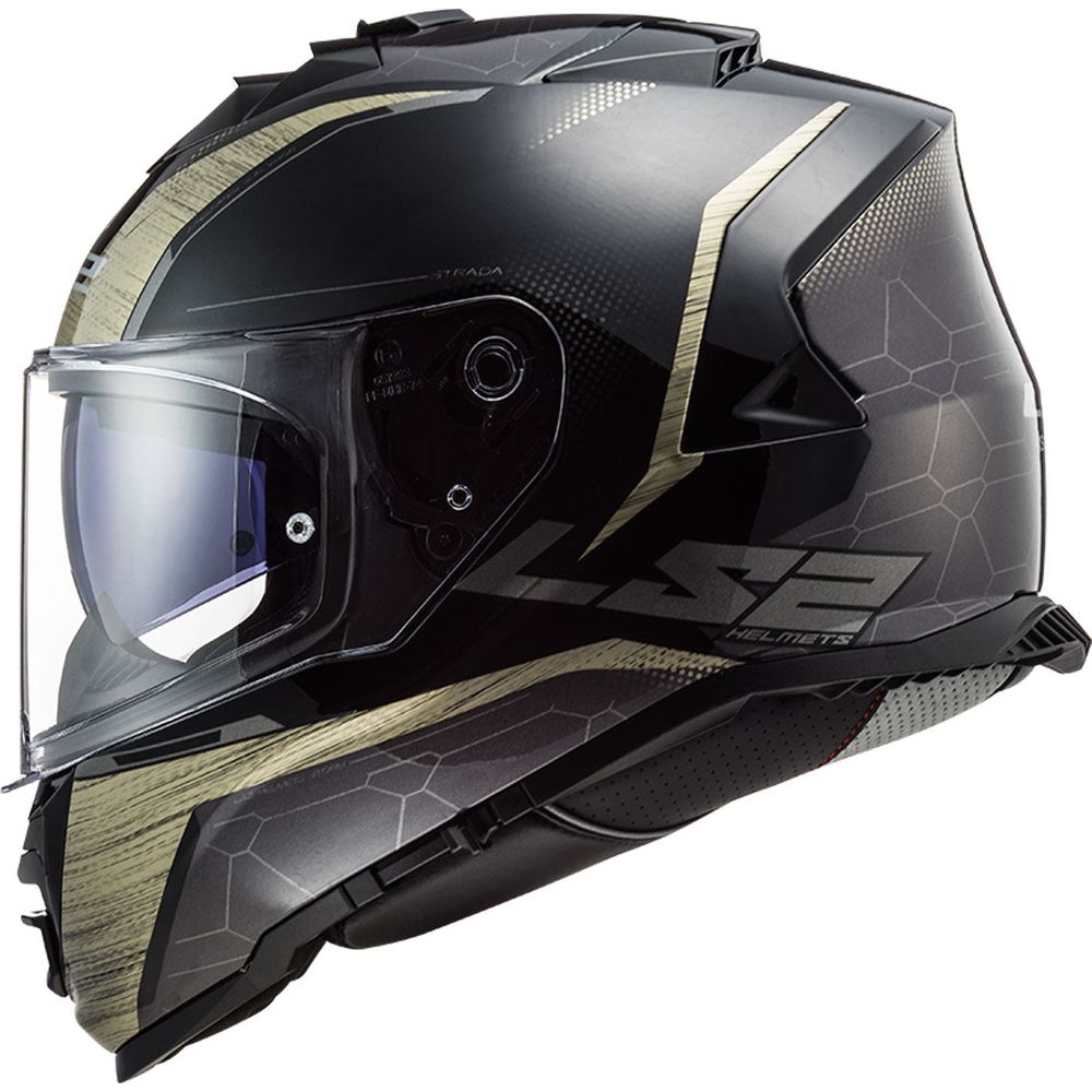 LS2 FF800 Storm Classy Antique Full Face Helmet Gold