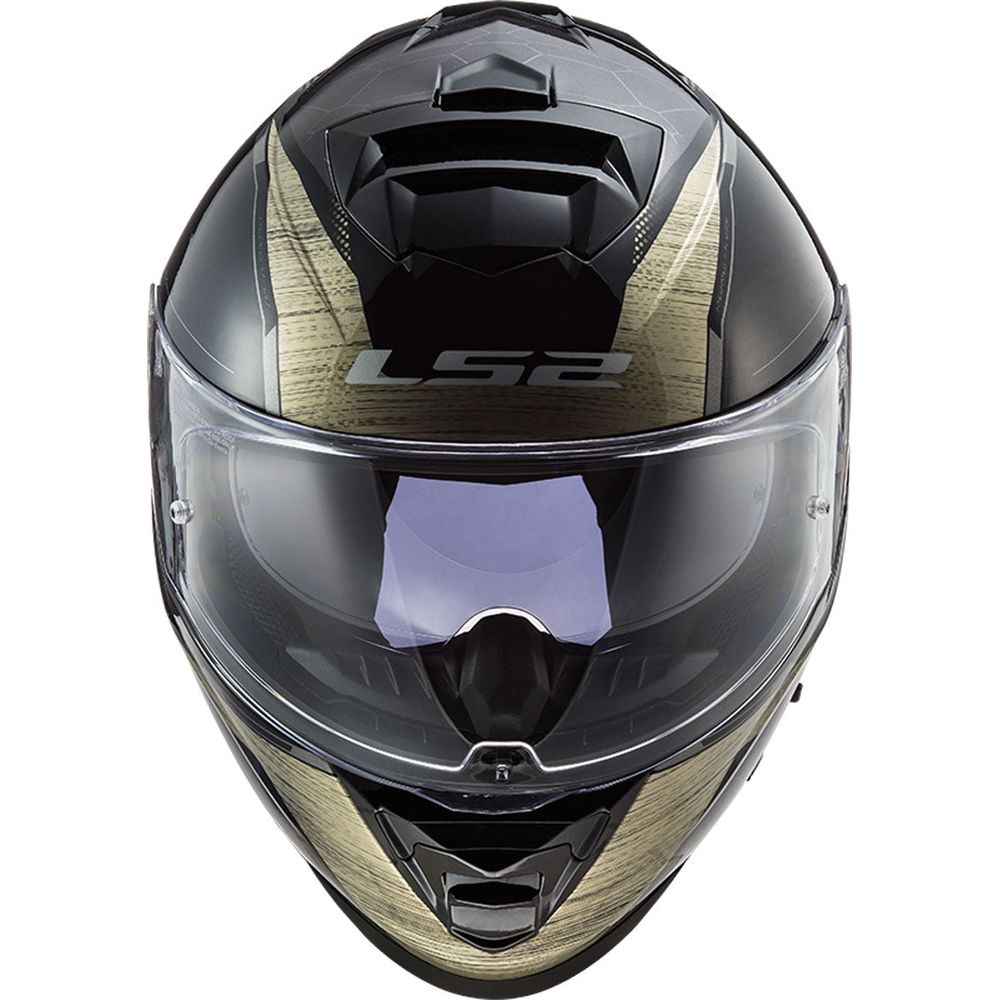 LS2 FF800 Storm Classy Antique Full Face Helmet Gold