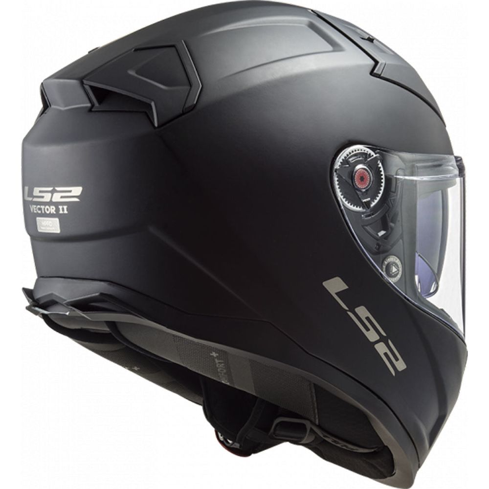 LS2 FF811 Vector 2 ECE 22.06 Full Face Helmet Solid Matt Black