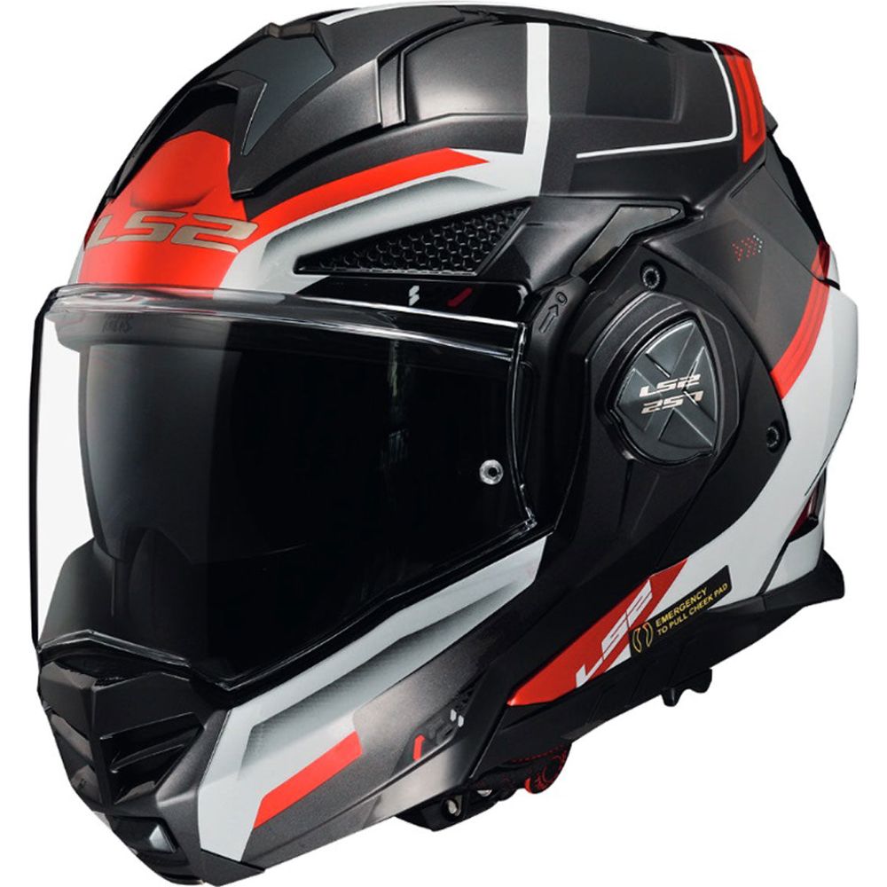 LS2 FF901 Advant X ECE 22.06 Flip-Up Helmet Spectrum Black / White / Red