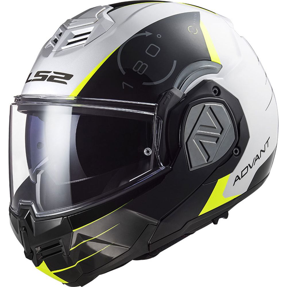 LS2 FF906 Advant ECE 22.06 Flip-Up Helmet Codex White / Black