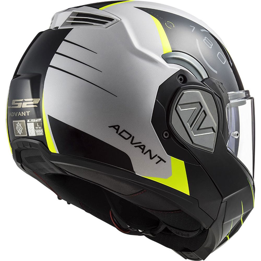 LS2 FF906 Advant ECE 22.06 Flip-Up Helmet Codex White / Black  - FREE UK Shipping, FREE 365 Day Returns | Moto Central