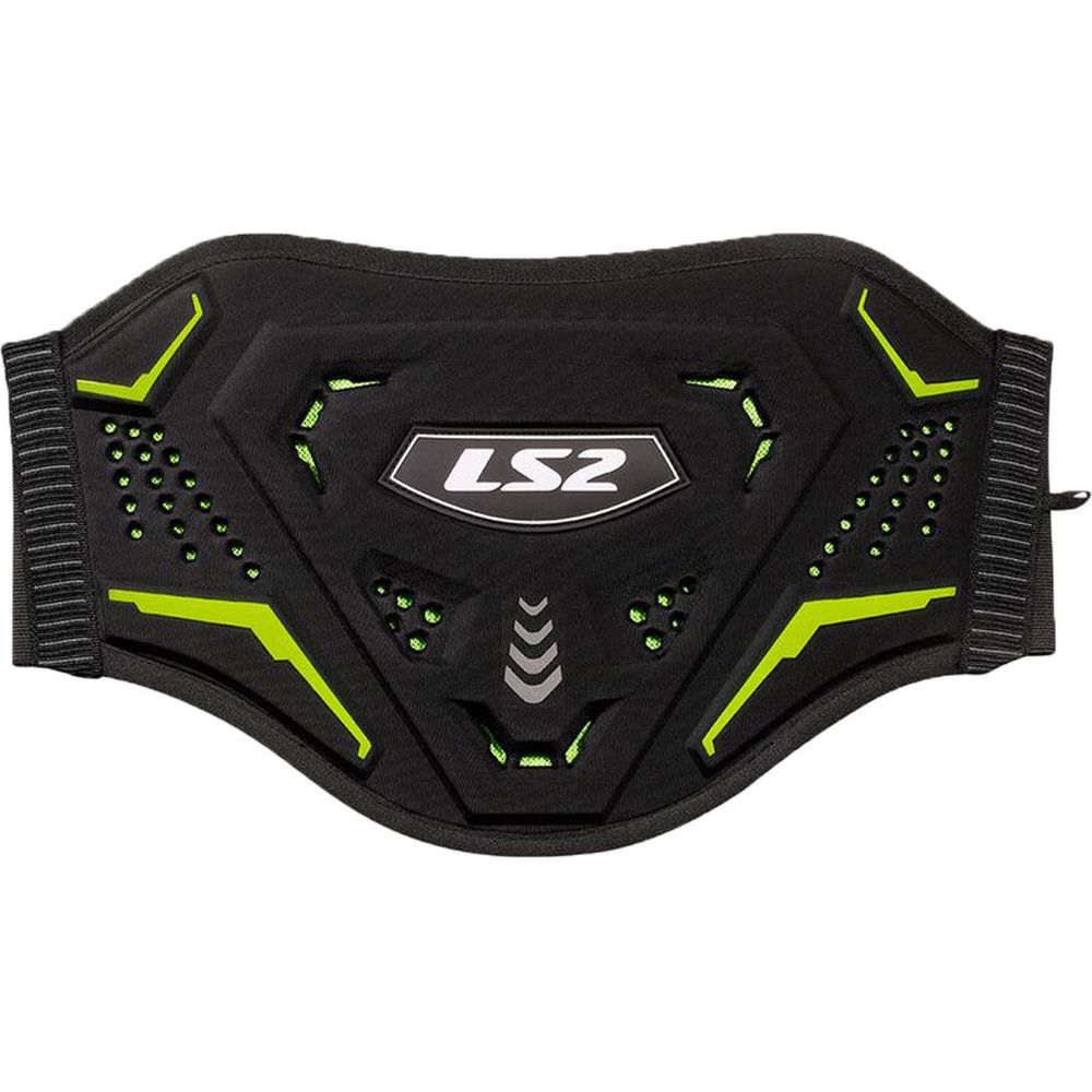 LS2 Koku Kidney Belt Black / Hi-Viz Yellow - FREE UK Shipping, FREE 365 Day Returns | Moto Central