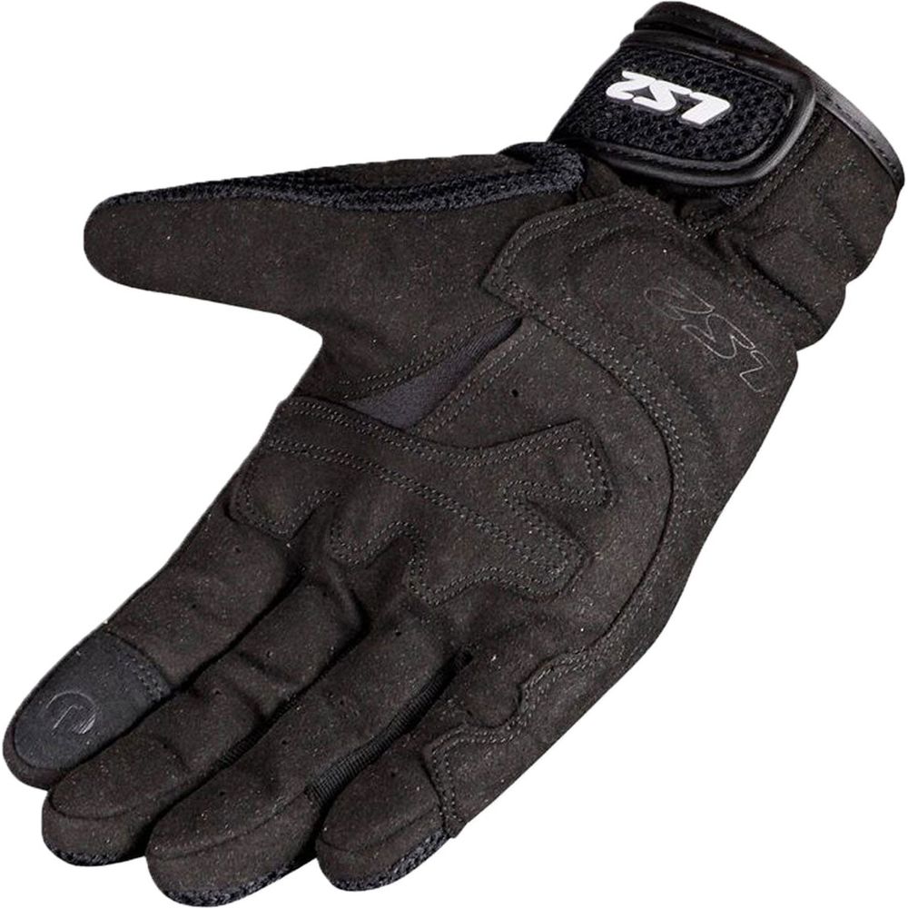 LS2 Kubra Textile Gloves Black - FREE UK Shipping, FREE 365 Day Returns | Moto Central