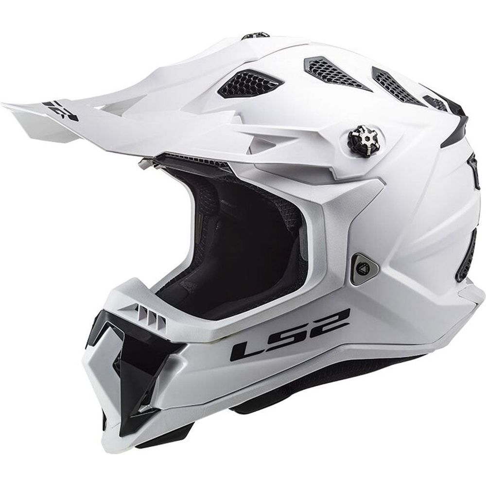 LS2 MX700 Subverter ECE 22.06 Motocross Helmet Solid Gloss White