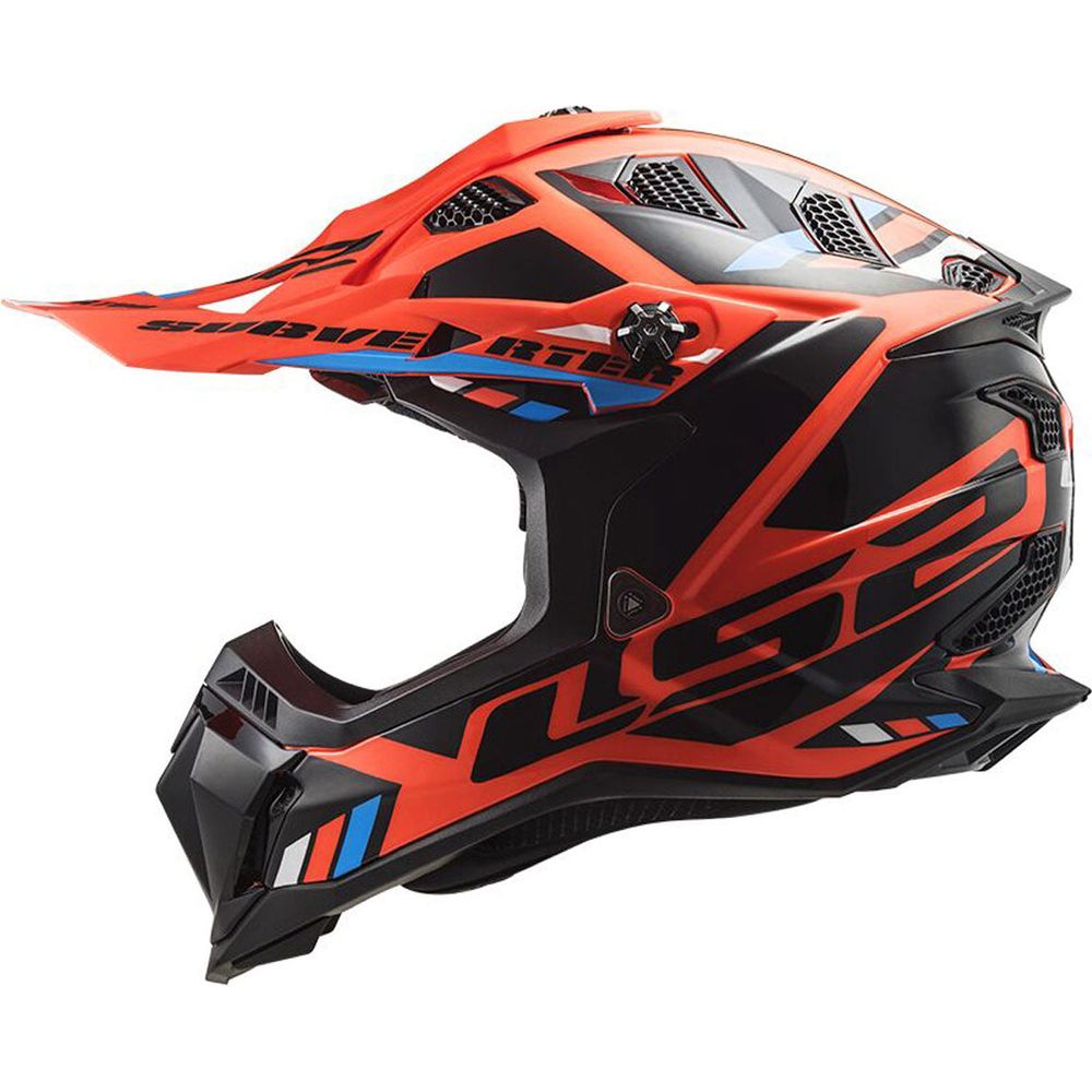 LS2 MX700 Subverter ECE 22.06 Motocross Helmet Stomp Fluo Orange / Black