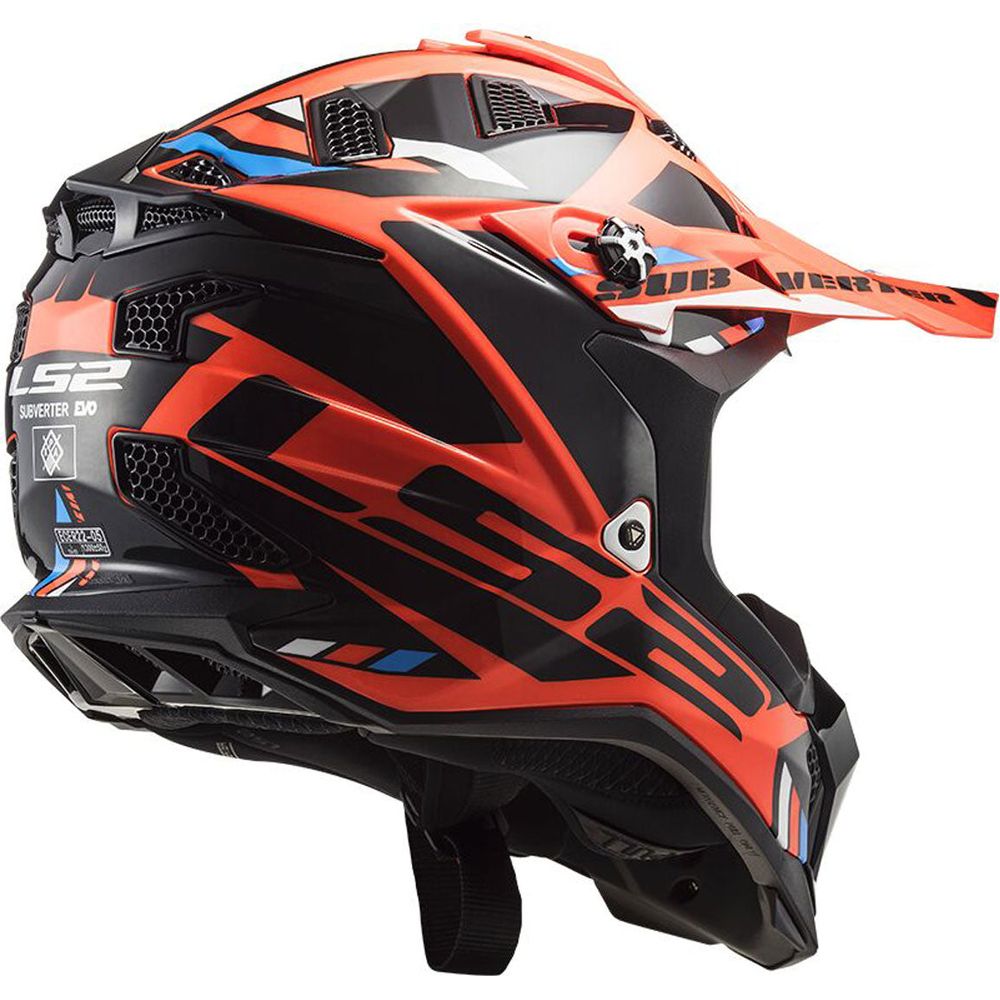 LS2 MX700 Subverter ECE 22.06 Motocross Helmet Stomp Fluo Orange / Black