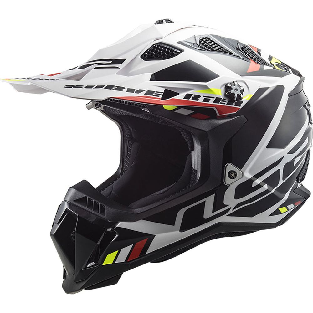 LS2 MX700 Subverter ECE 22.06 Motocross Helmet Stomp White / Black