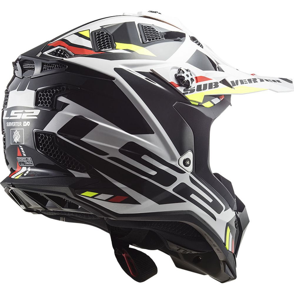 LS2 MX700 Subverter ECE 22.06 Motocross Helmet Stomp White / Black