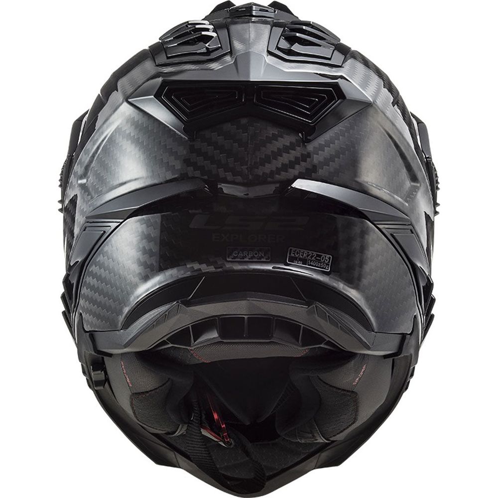 LS2 MX701 Explorer Carbon ECE 22.06 Adventure Helmet Gloss Carbon