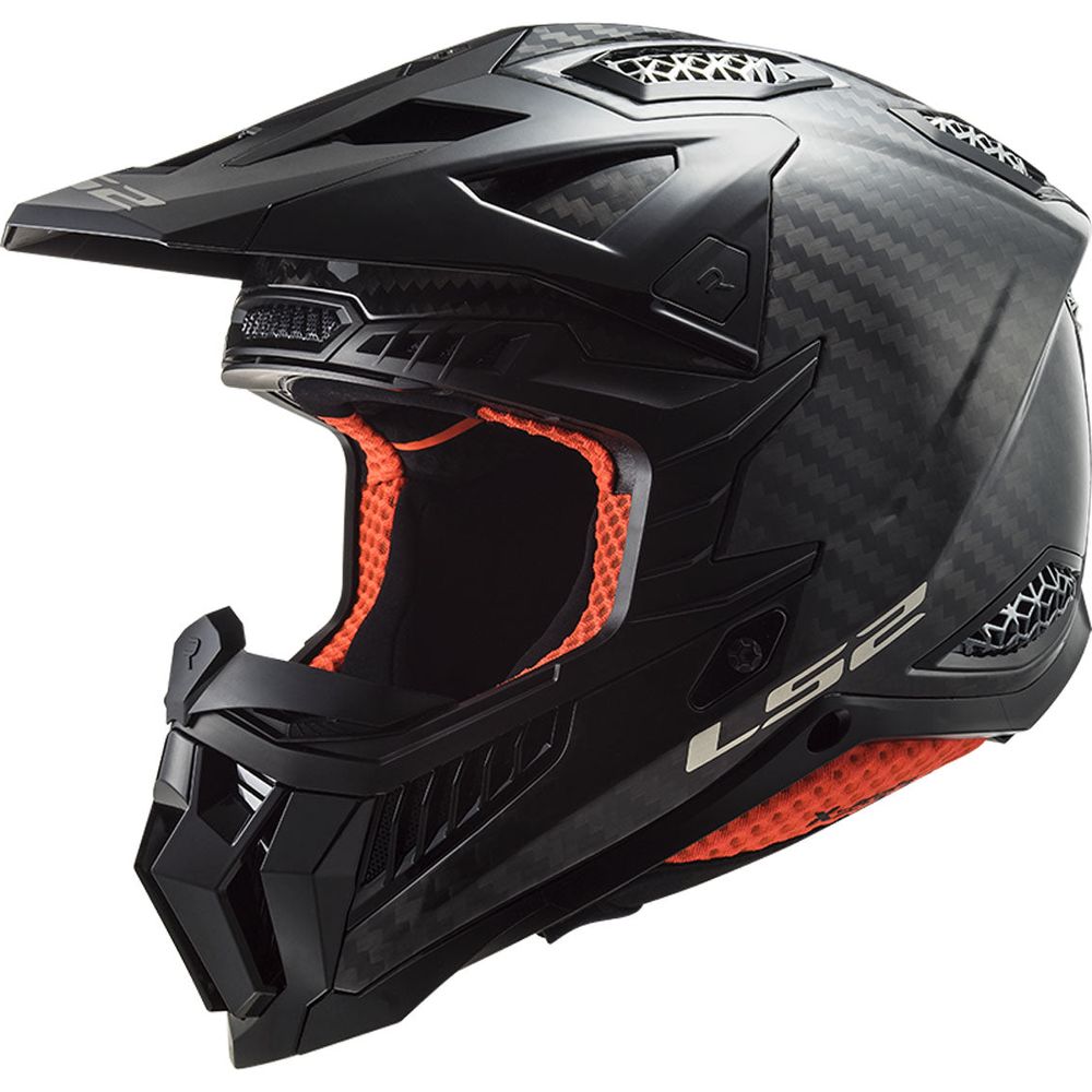 LS2 MX703 X-Force Carbon ECE 22.06 Motocross Helmet Gloss Carbon