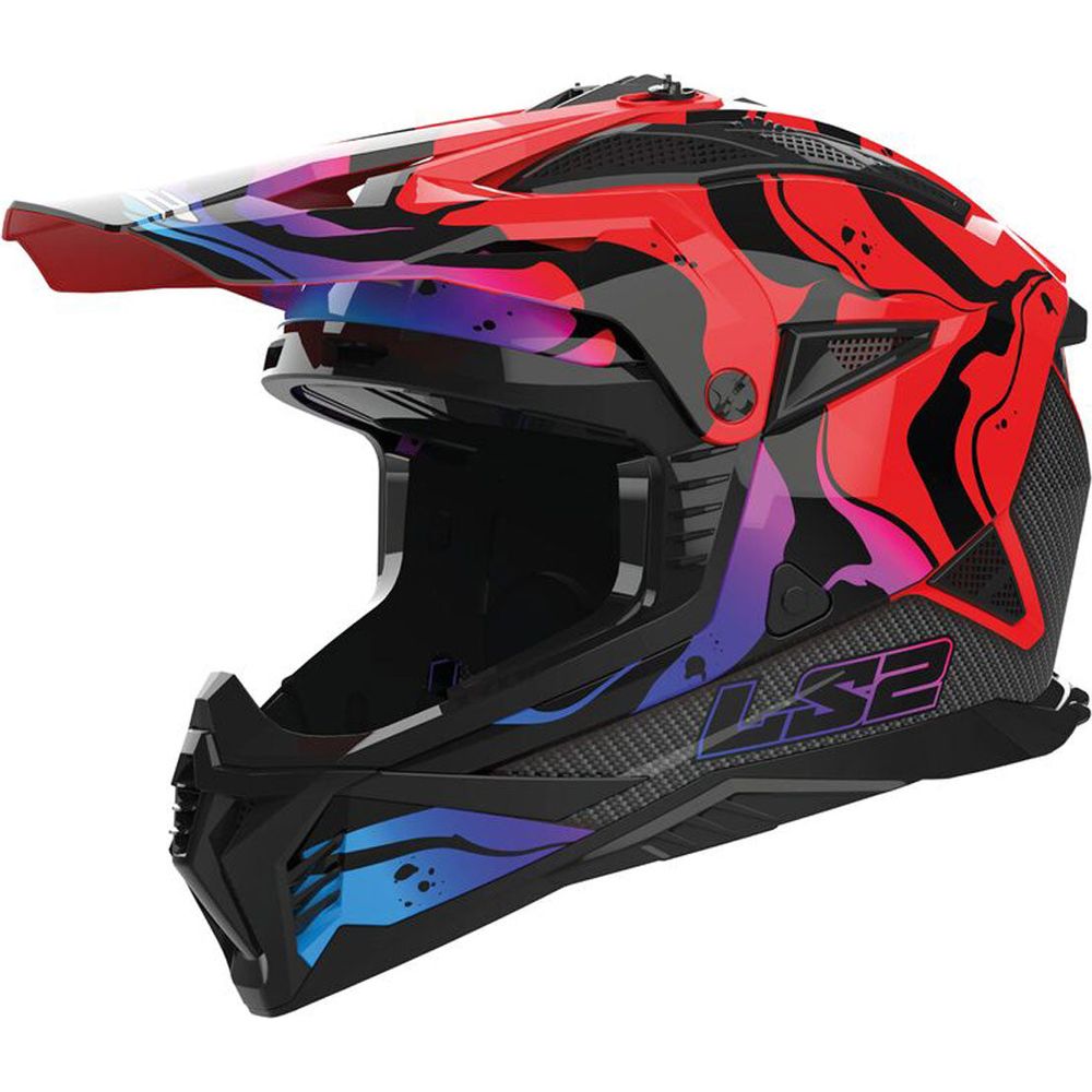 LS2 MX708 Fast 2 ECE 22.06 Motocross Helmet Wash Red