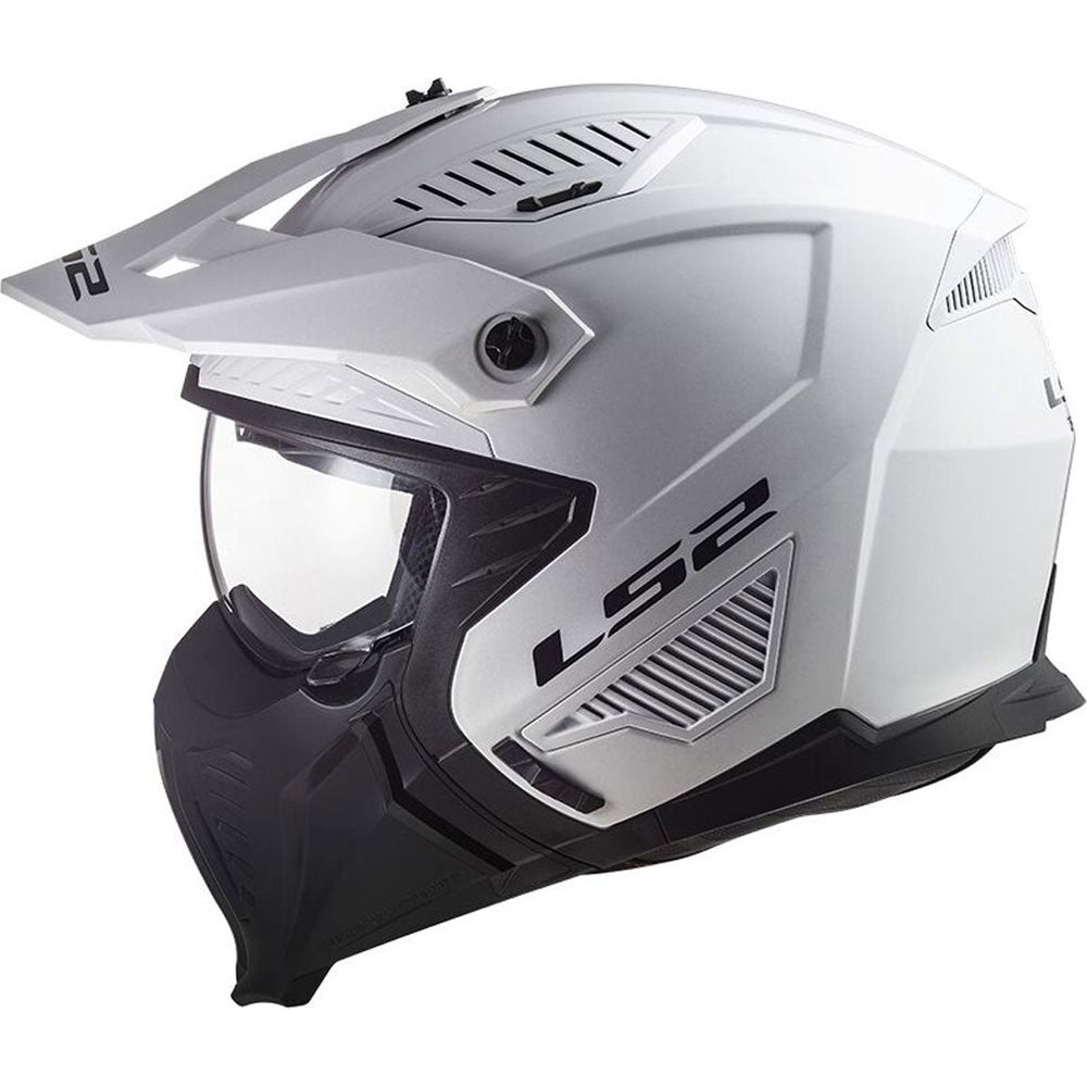 LS2 OF606 Drifter ECE 22.06 Open Face Helmet Solid White