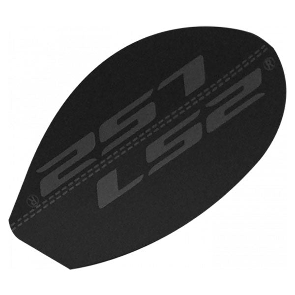 LS2 Chin Bar Aluminium Plate Black For FF399 Valiant Helmets