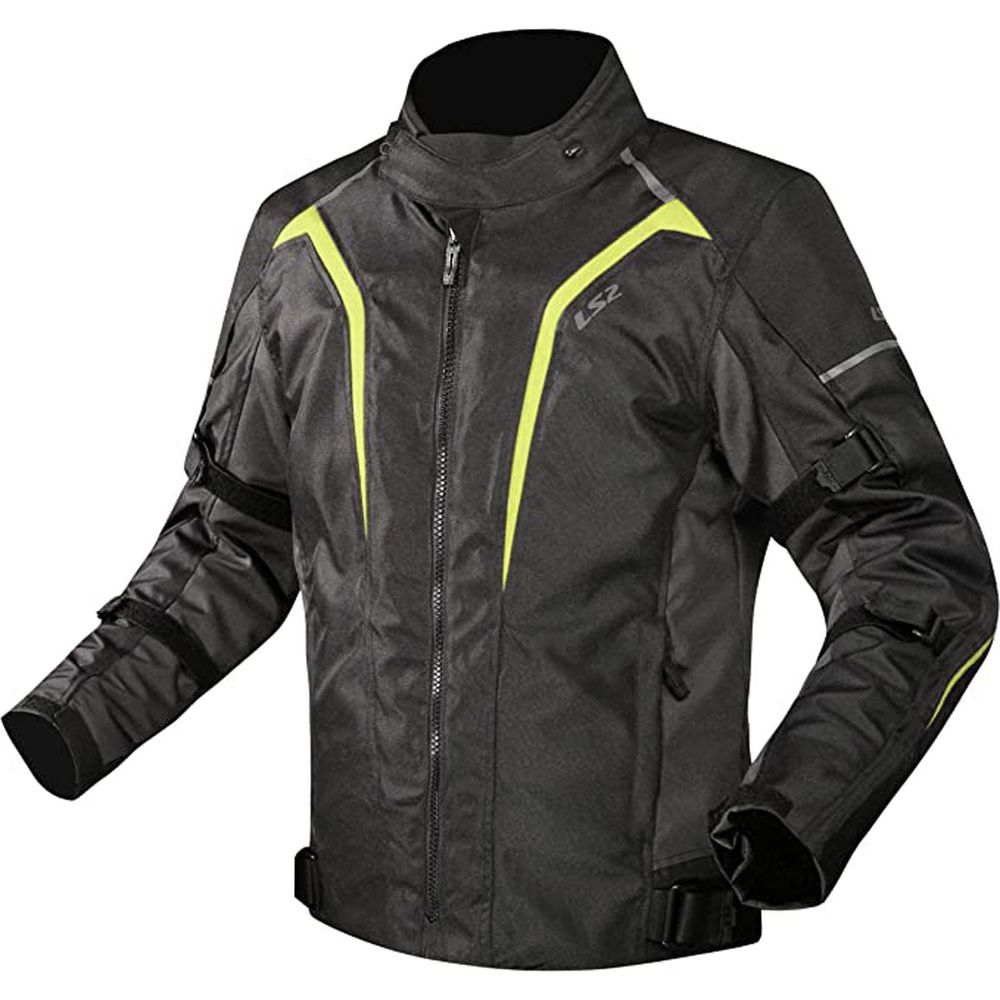 LS2 Sepang Textile Jacket Black / Grey / Hi-Viz Yellow