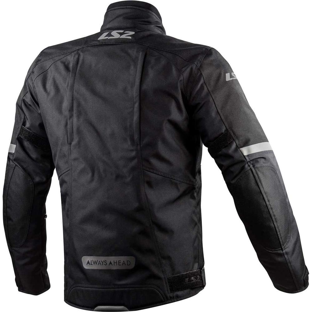 LS2 Serra Evo Textile Jacket Black  - FREE UK Shipping, FREE 365 Day Returns | Moto Central