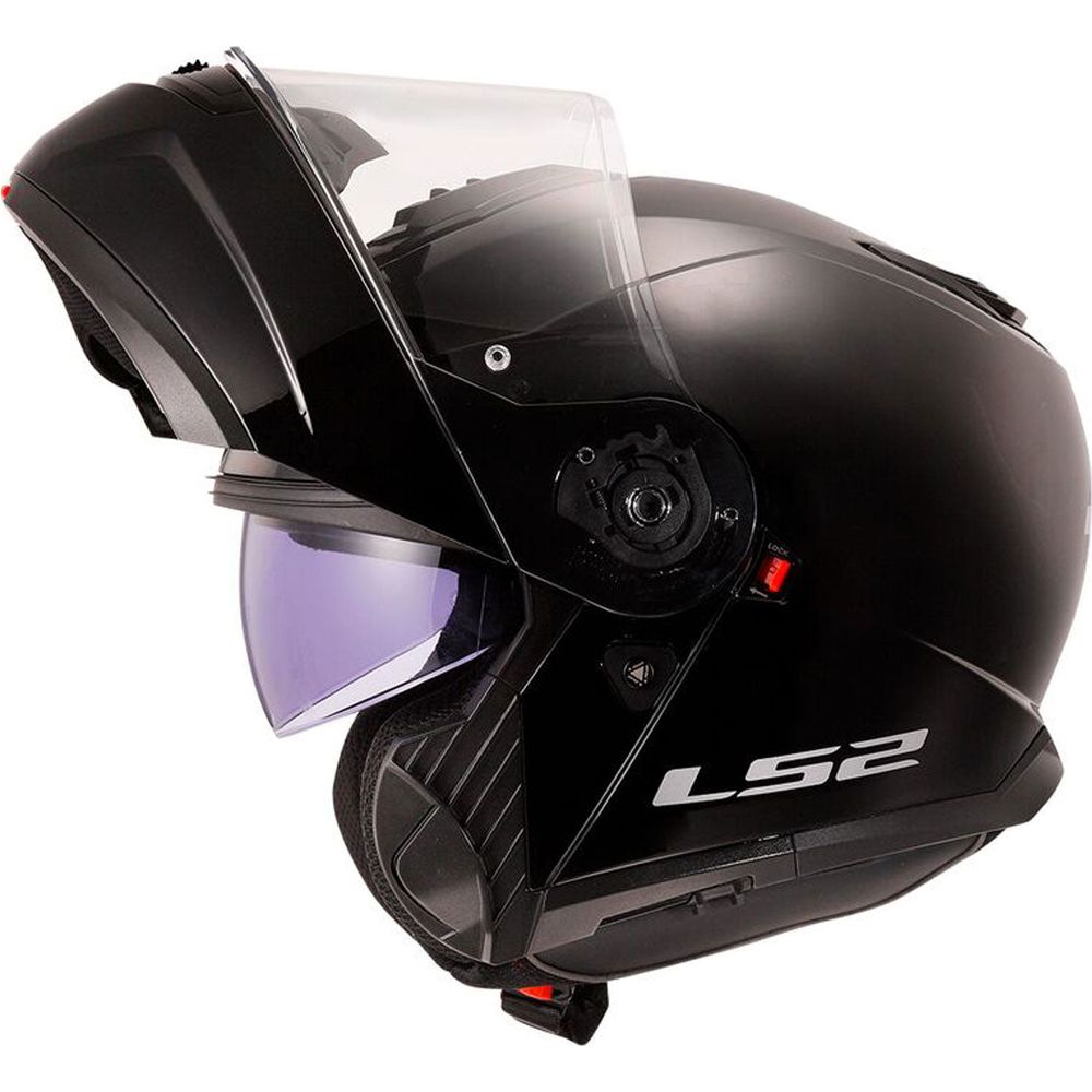 LS2 FF908 Strobe 2 ECE 22.06 Flip-Up Helmet Matt Black - FREE UK Shipping, FREE 365 Day Returns | Moto Central