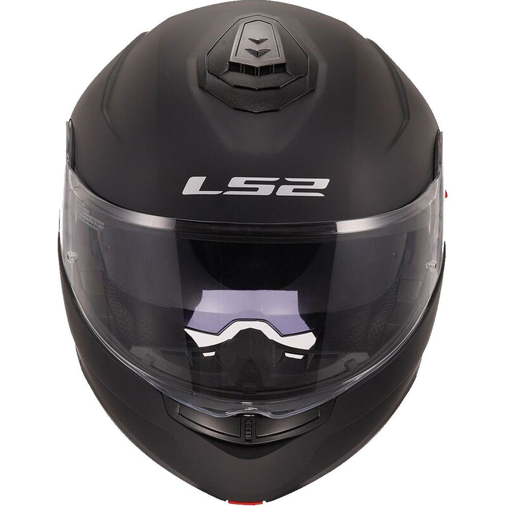 LS2 FF908 Strobe 2 ECE 22.06 Flip-Up Helmet Matt Black - FREE UK Shipping, FREE 365 Day Returns | Moto Central