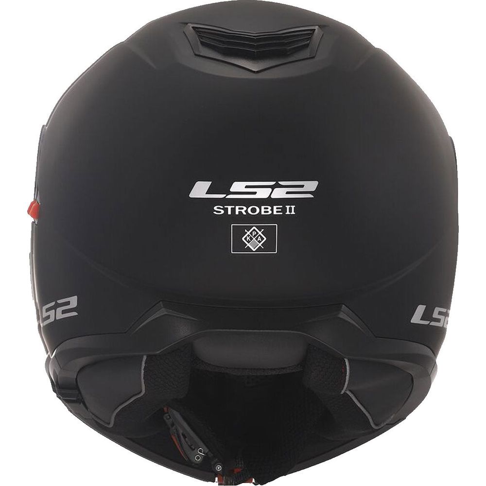 LS2 FF908 Strobe 2 ECE 22.06 Flip-Up Helmet Matt Black - FREE UK Shipping, FREE 365 Day Returns | Moto Central