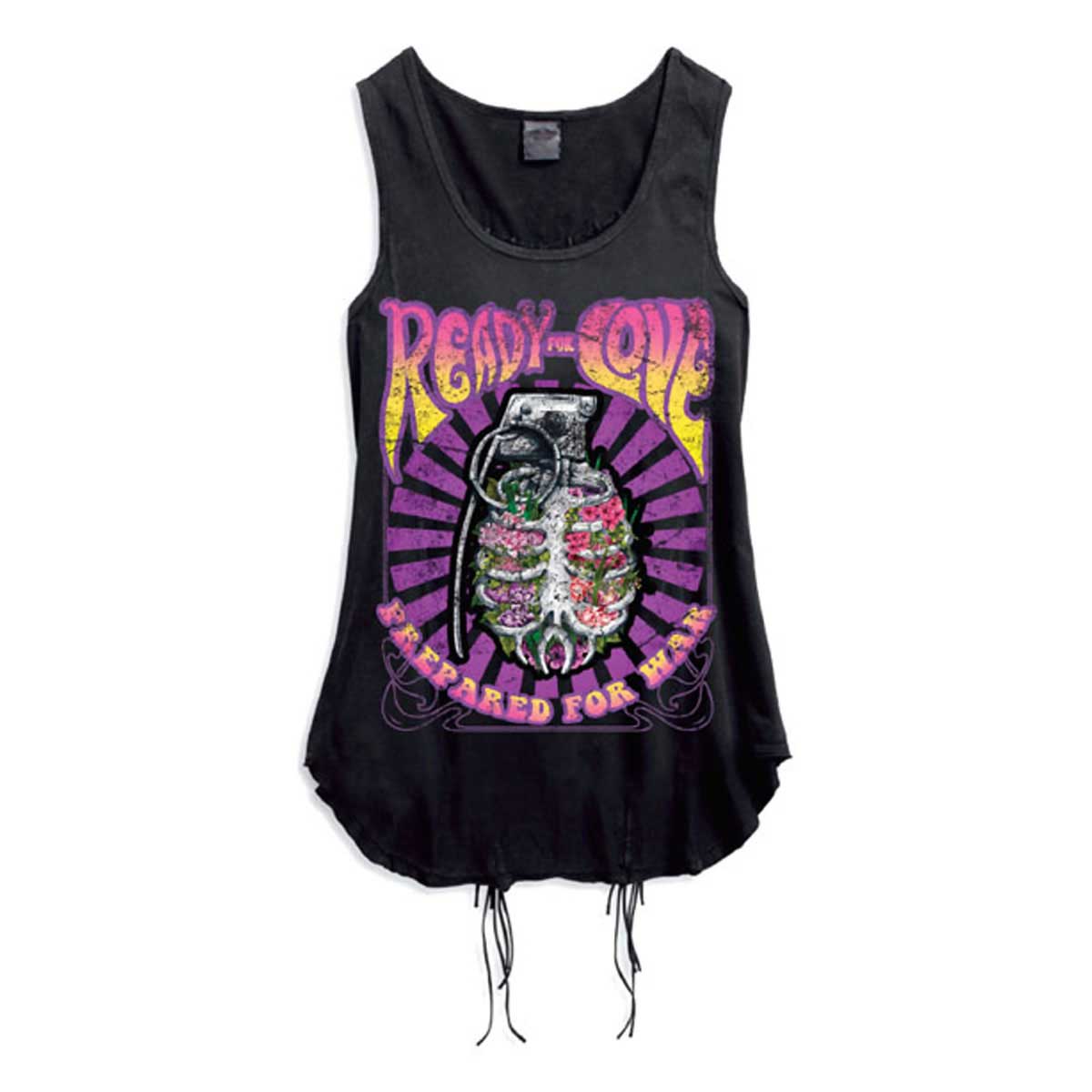 Lethal Threat Ready For Love Fringe Ladies Tank Top