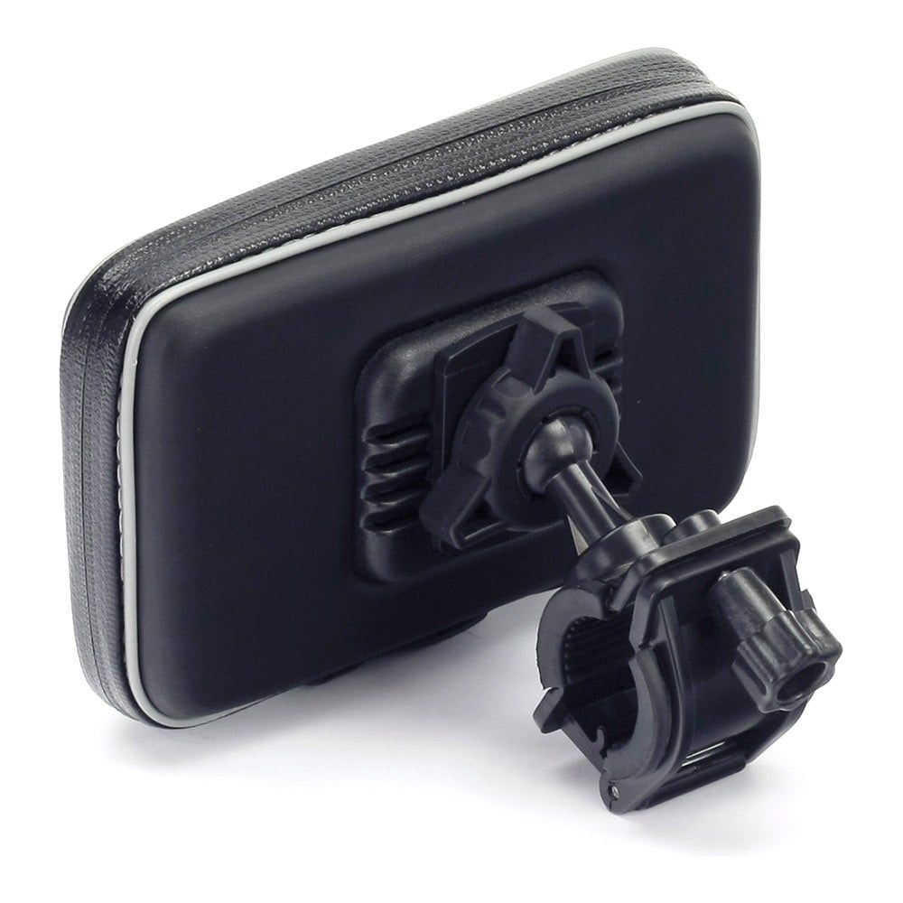 BikeTek Handlebar Mounted 13.5 X 8cm Smartphone Holder Black  - FREE UK Shipping, FREE 365 Day Returns | Moto Central