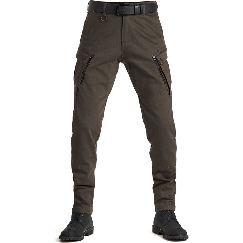 Pando Moto Mark Kev 02 Slim Fit Cargo Trouser Olive