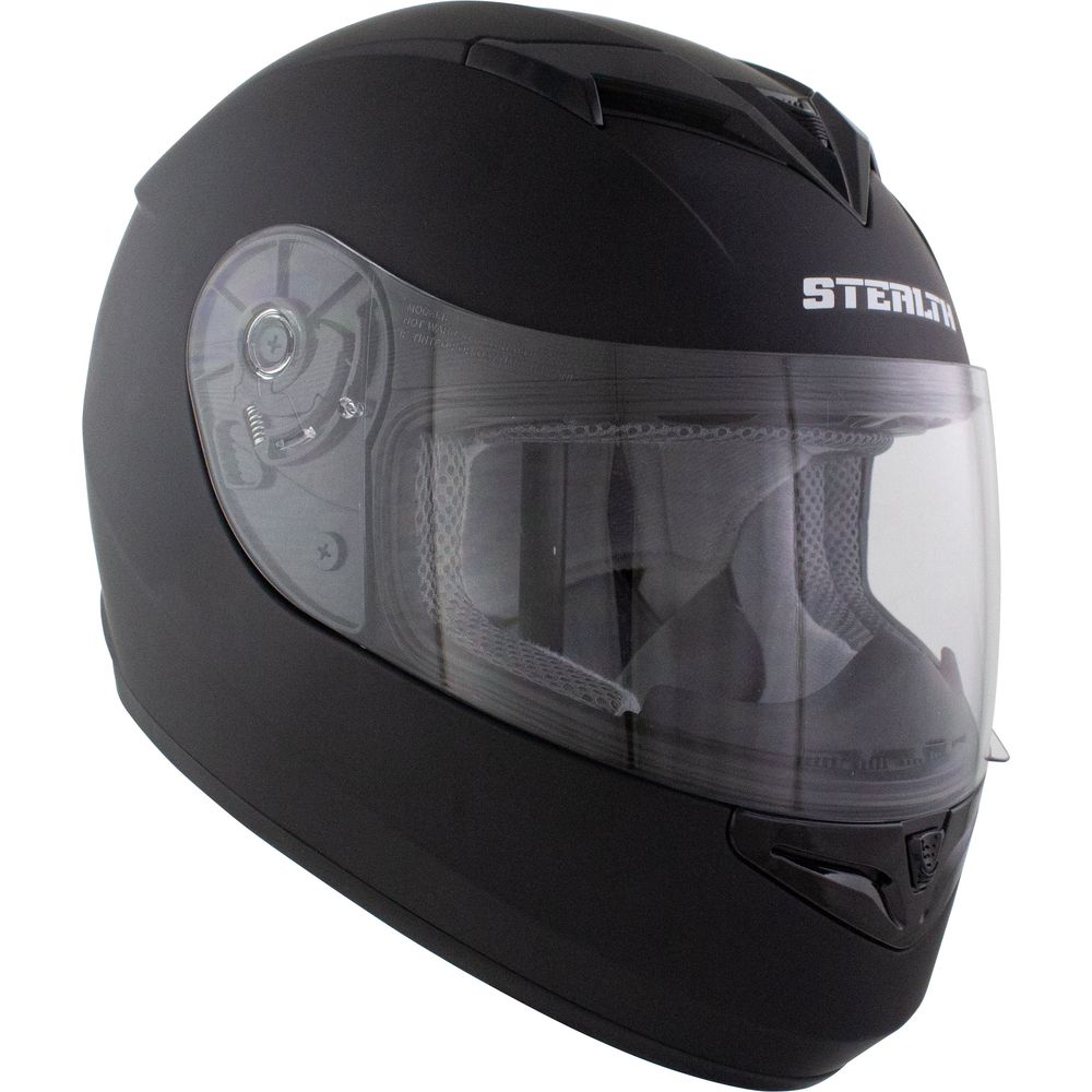 Stealth V121 Full Face Helmet Matt Black