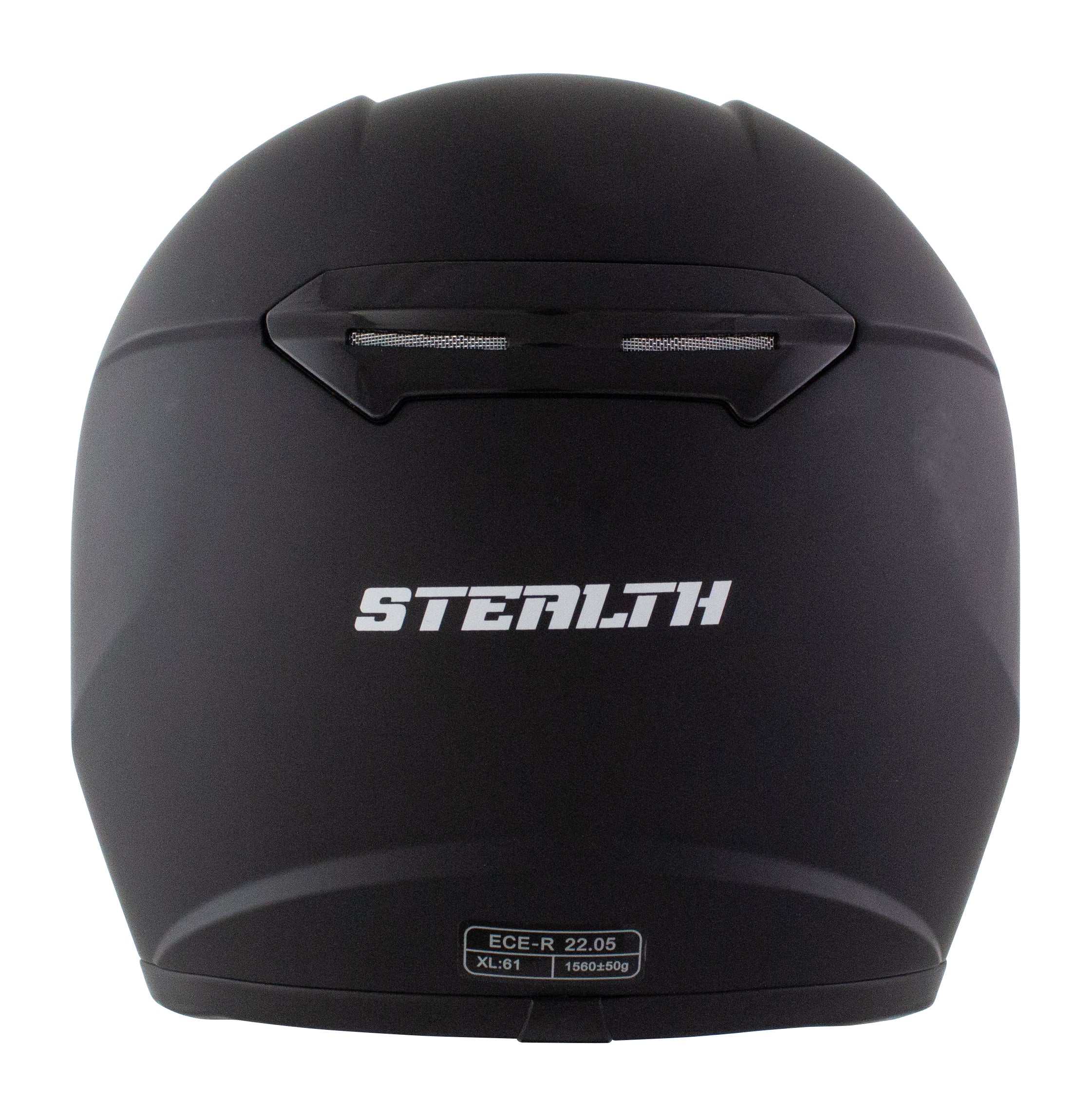 Stealth V121 Full Face Helmet Matt Black - FREE UK Shipping, FREE 365 Day Returns | Moto Central