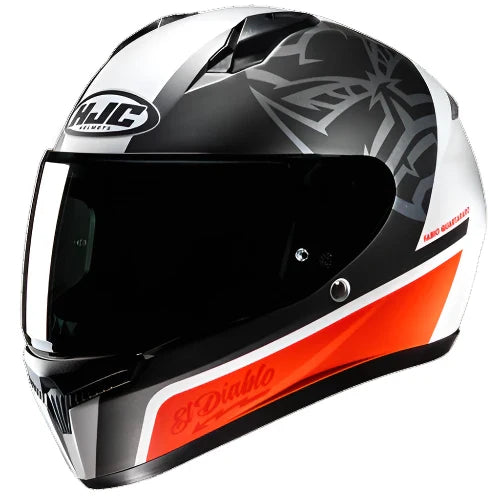 HJC C10 Fabio Quartararo 20 Full Face Helmet MC1SF Black / White / Red  - FREE UK Delivery - Moto Central