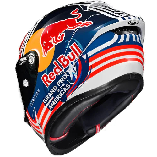 HJC RPHA 1 Red Bull Austin Full Face Helmet MC21 White / Red / Blue