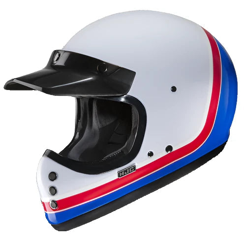 HJC V60 Scoby Full Face Helmet MC21 White / Red / Blue