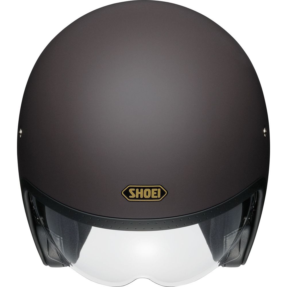 Shoei J.O Plain Open Face Helmet Matt Brown