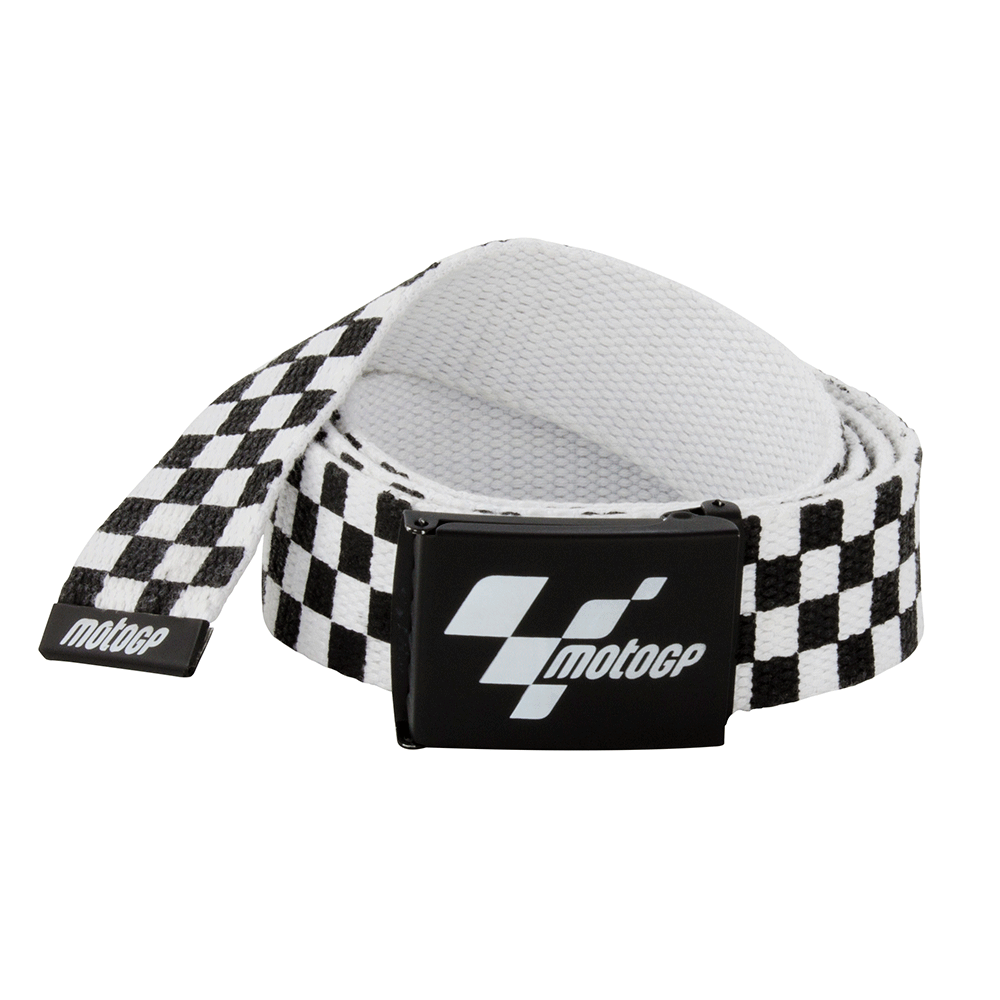 MotoGP Checkered Waist Belt - FREE UK Shipping, FREE 365 Day Returns | Moto Central