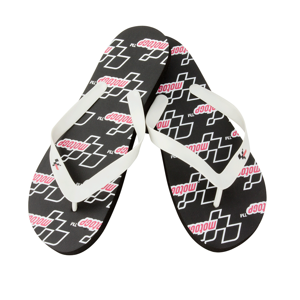 MotoGP Flip Flops Black - FREE UK Shipping, FREE 365 Day Returns | Moto Central