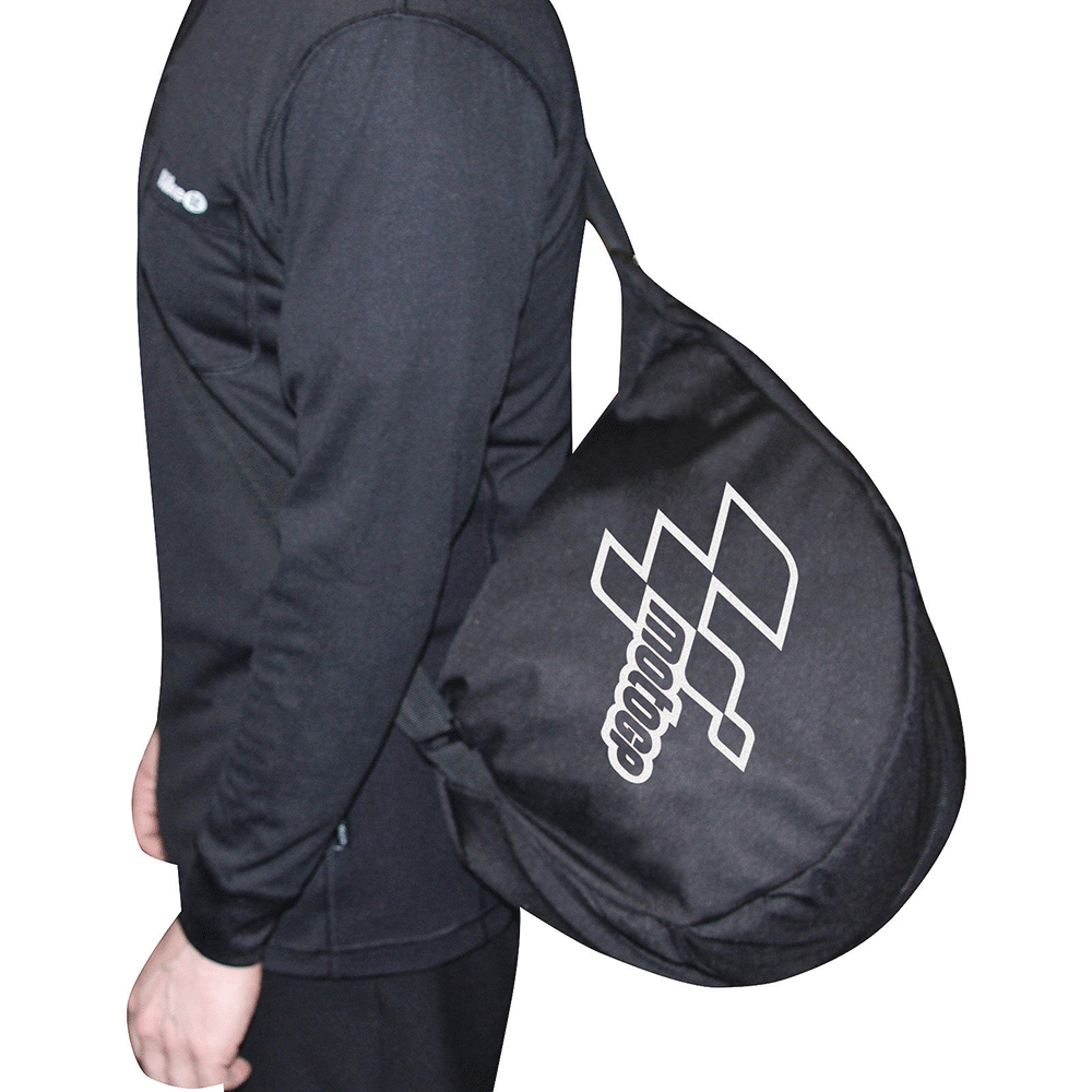 MotoGP Messenger Helmet Bag Black - FREE UK Shipping, FREE 365 Day Returns | Moto Central