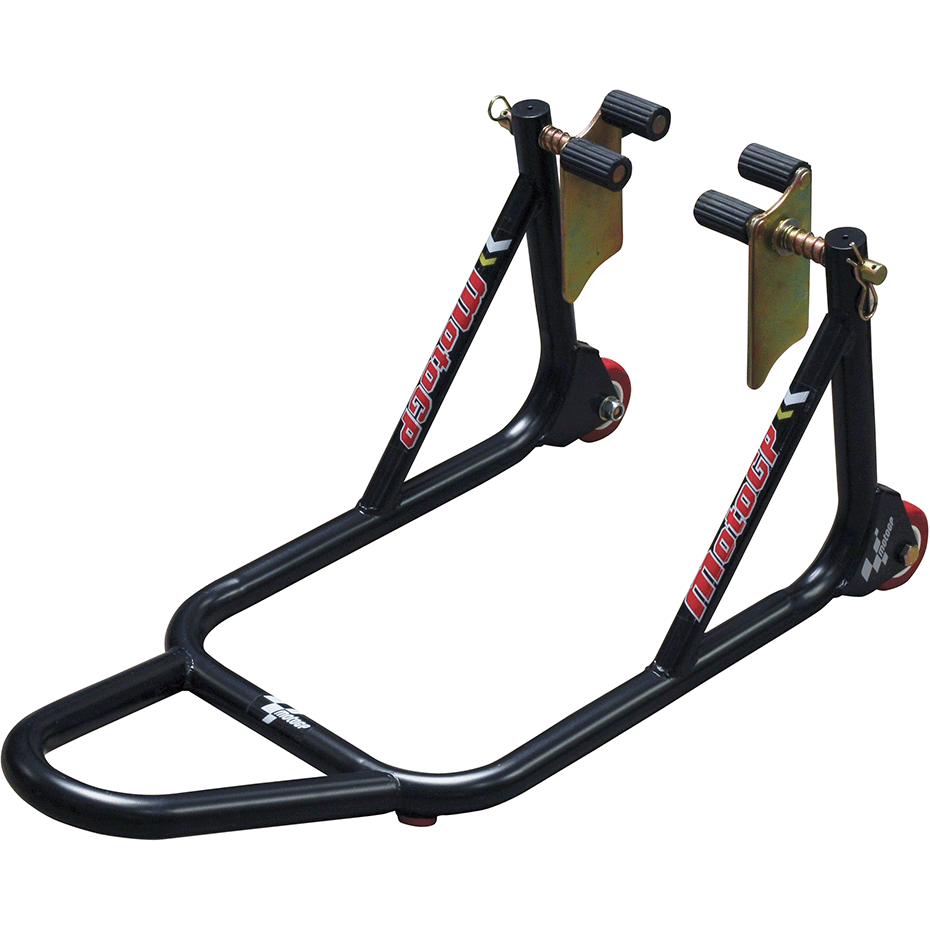 MotoGP 1 Piece Fork Fitment Front Track Paddock Stand Black