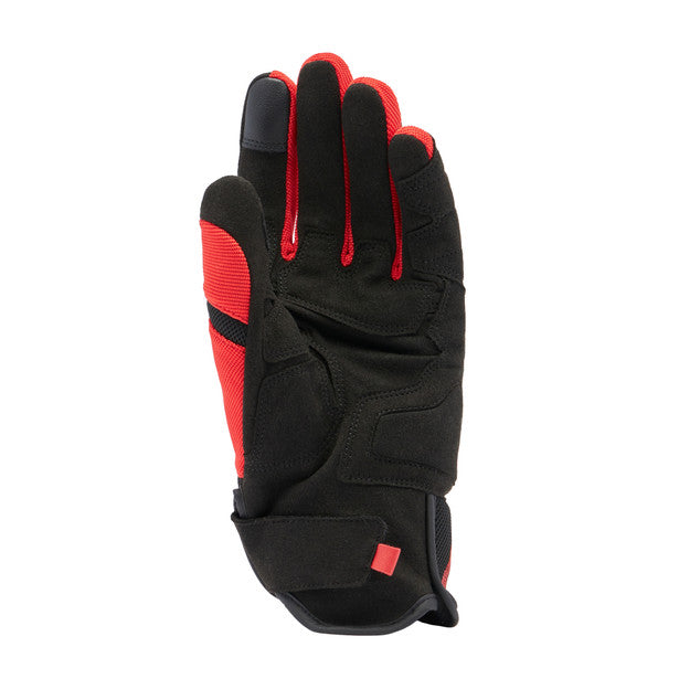 Dainese MIG 3 Air Textile Gloves Black / Lave Red