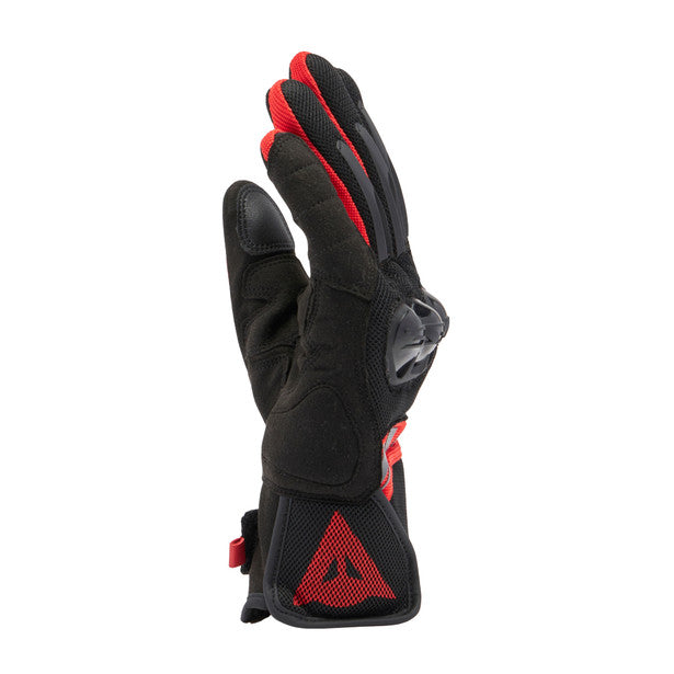 Dainese MIG 3 Air Textile Gloves Black / Lave Red