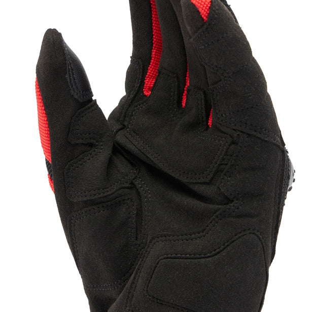 Dainese MIG 3 Air Textile Gloves Black / Lave Red