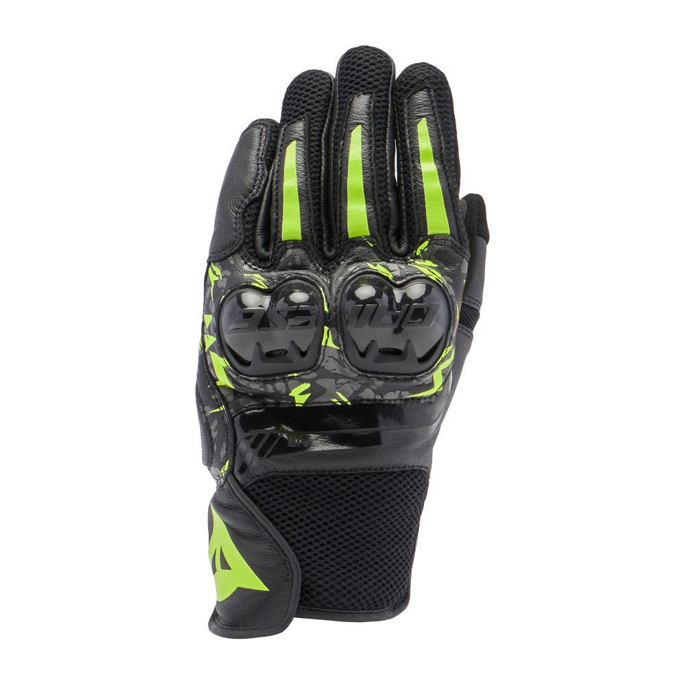 Dainese MIG 3 Leather Gloves Black / Anthracite / Yellow