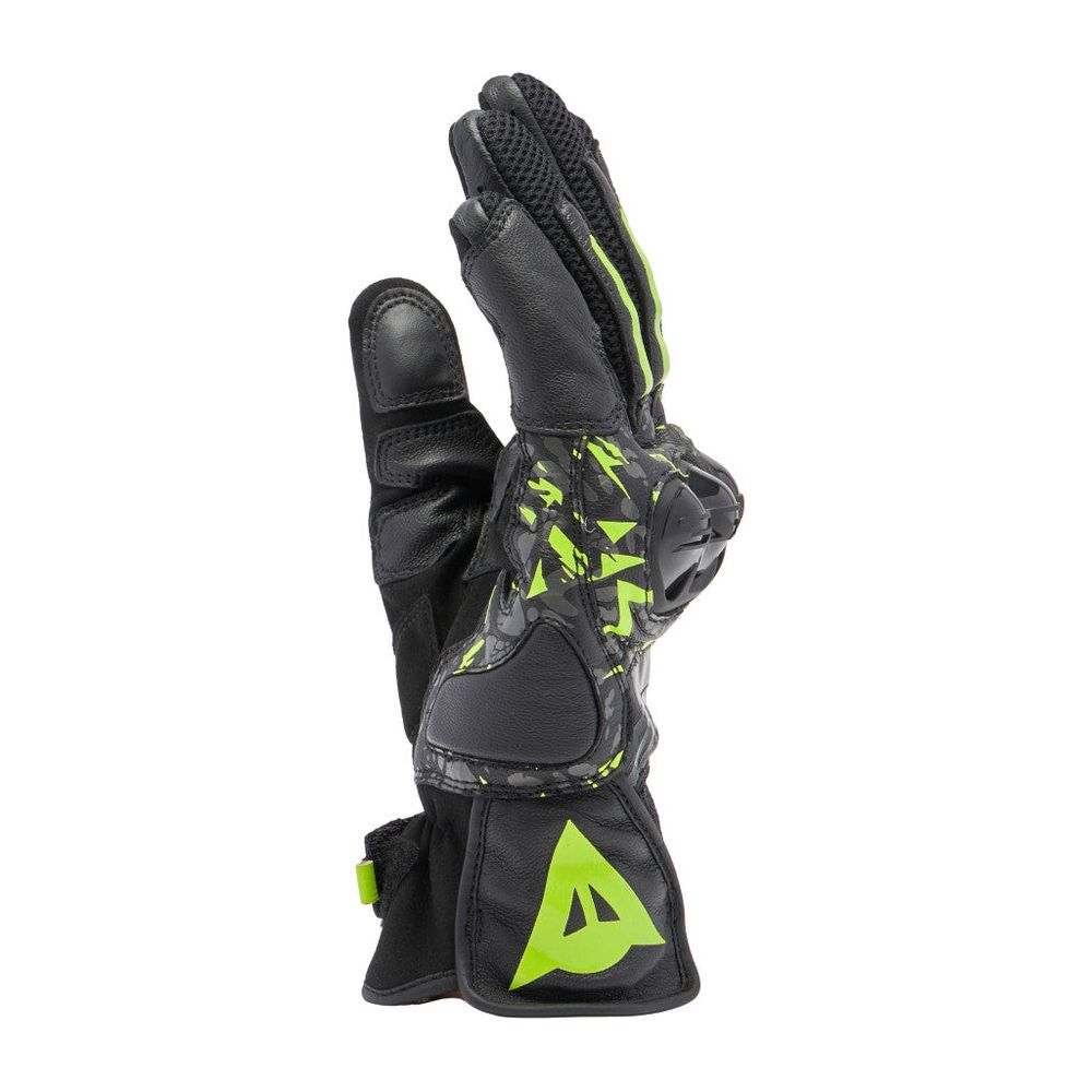 Dainese MIG 3 Leather Gloves Black / Anthracite / Yellow