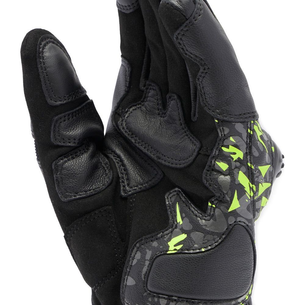 Dainese MIG 3 Leather Gloves Black / Anthracite / Yellow