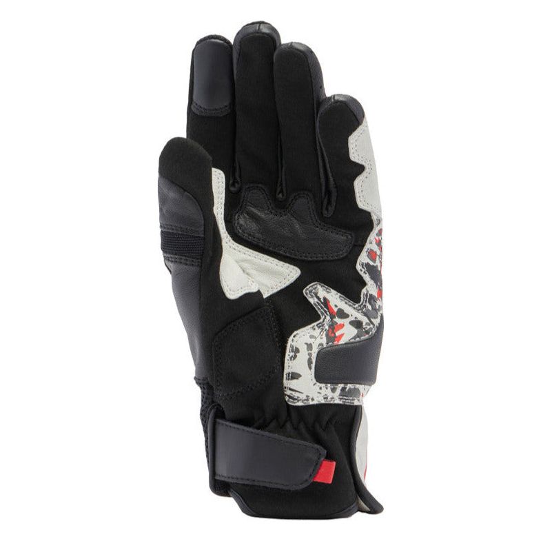 Dainese MIG 3 Leather Gloves Black / Red / White  - FREE UK Delivery - Moto Central