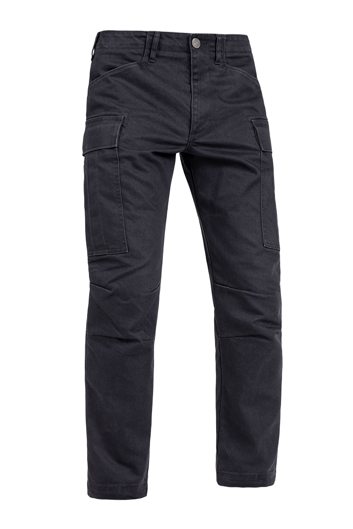 John Doe Regular Protective Cargo Trouser Mono Black / Black - FREE UK Shipping, FREE 365 Day Returns | Moto Central