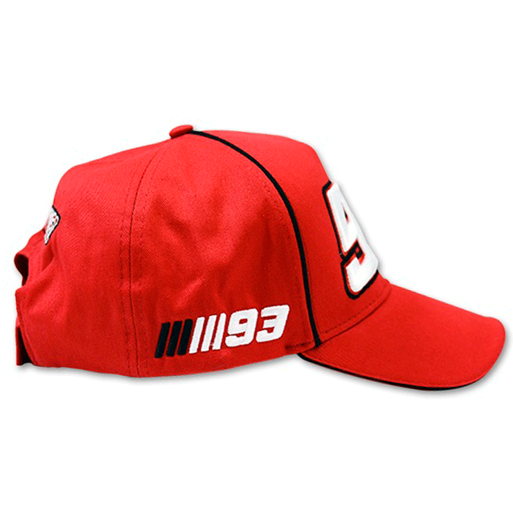 VR46 Marquez 93 Paddock Universal Cap Red / White