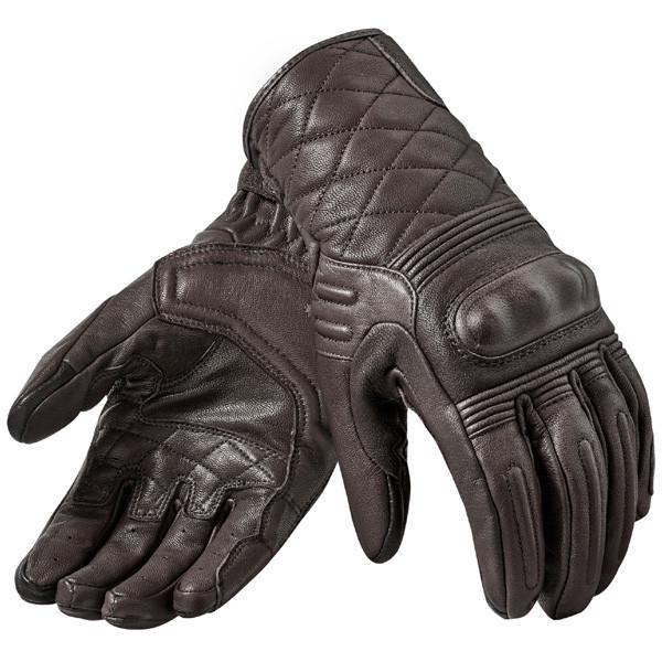 Revit Monster 2 Leather Gloves Dark Brown  - FREE UK Shipping, FREE 365 Day Returns | Moto Central