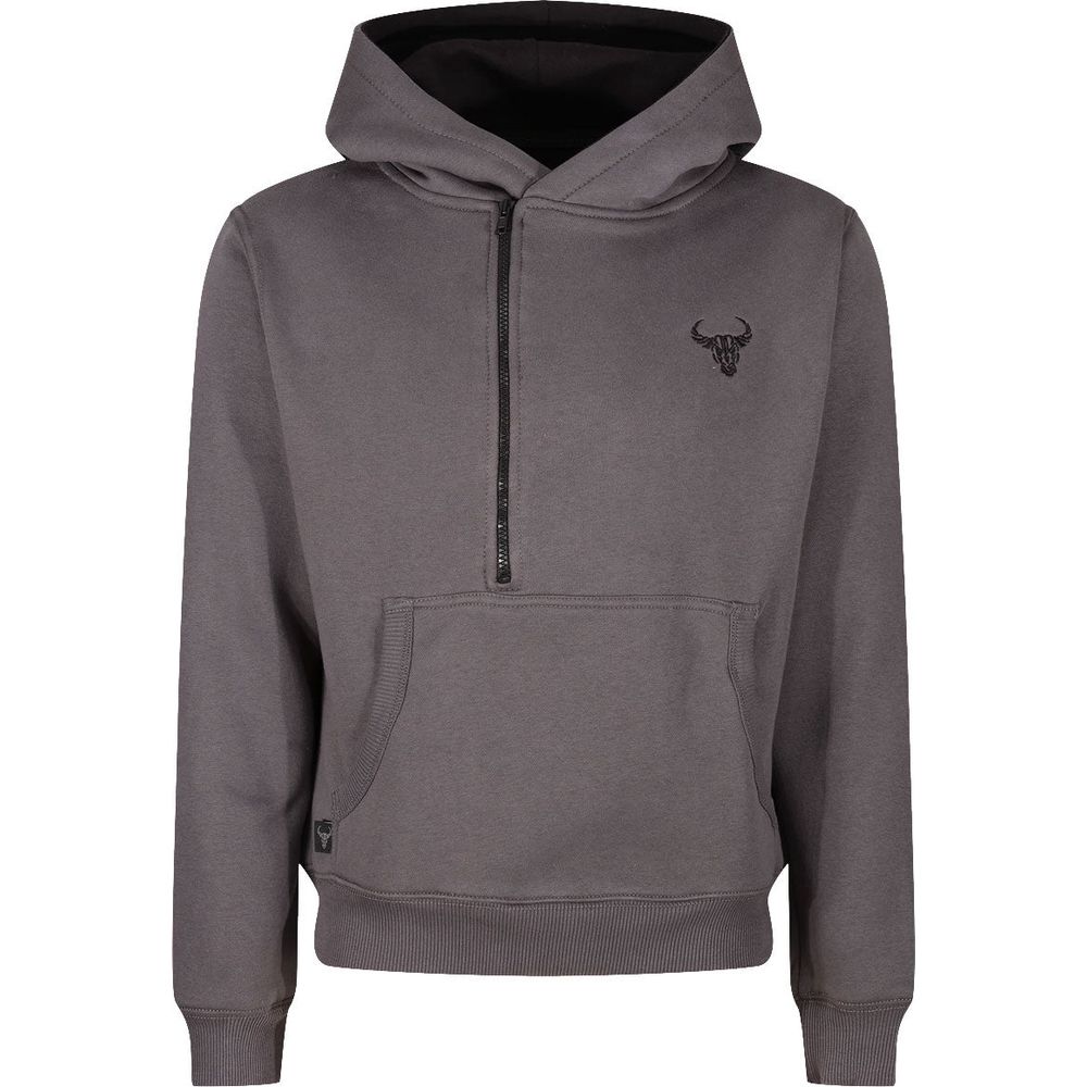 MotoBull Helmet Hoodie Grey